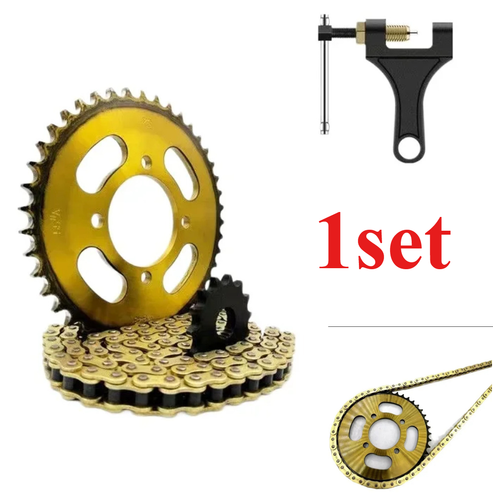 Chain Sprocket Set - Conjunto Completo de Corrente e Pinhão