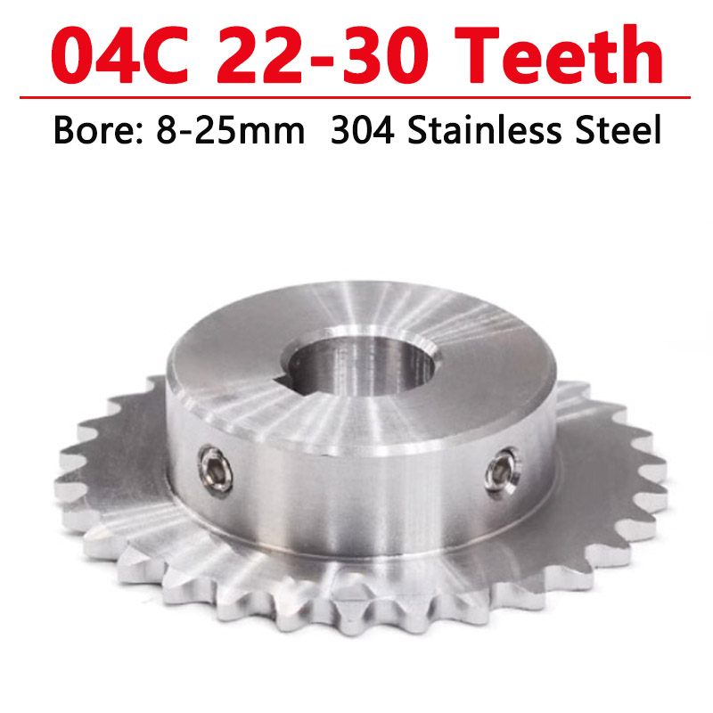Chain Sprocket Set - 304 aço inoxidável Industrial Drive roda