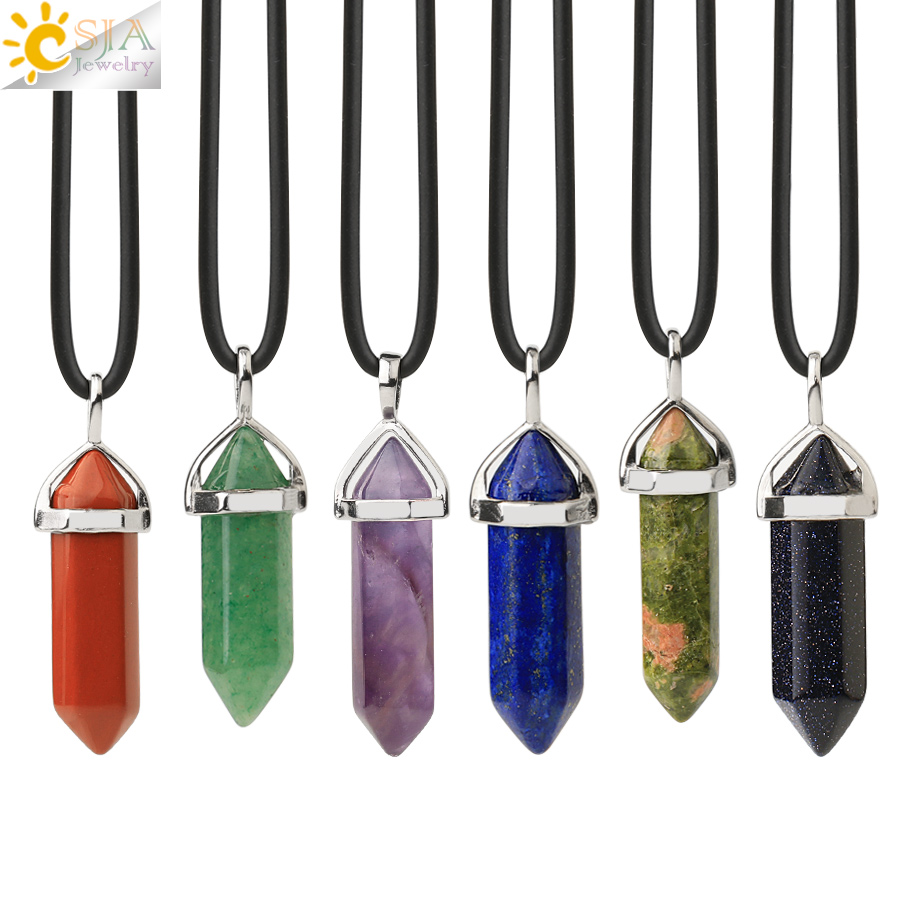Xcm Chain - Csja colares de cristal pedra preciosa