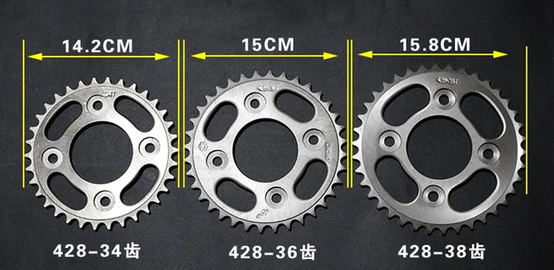 Roda dentada de motocicleta 42 - 428 Chain avaliação e preço