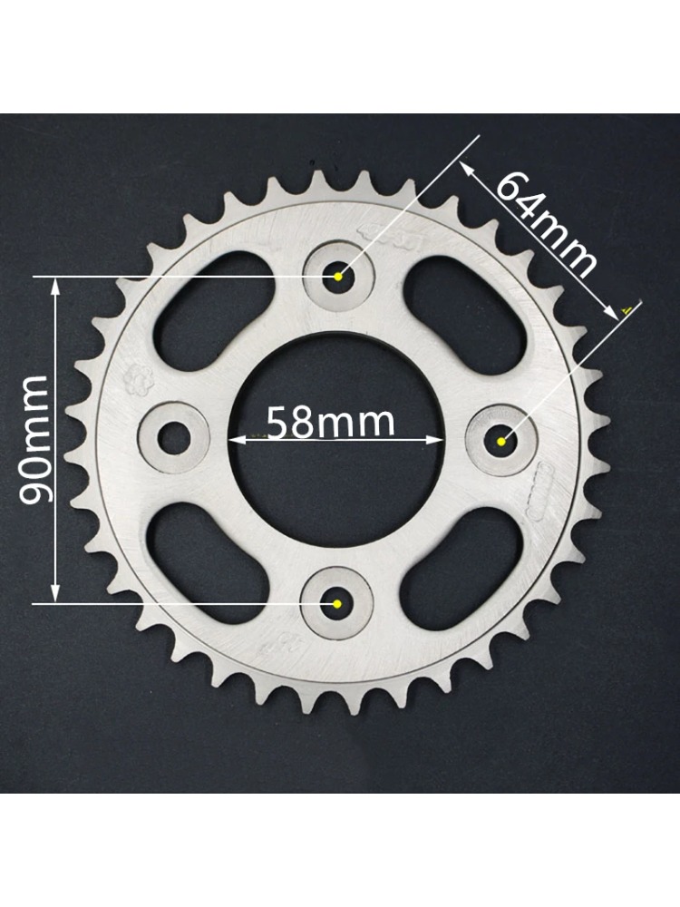Roda dentada de motocicleta 42 - 428 Chain avaliação e preço