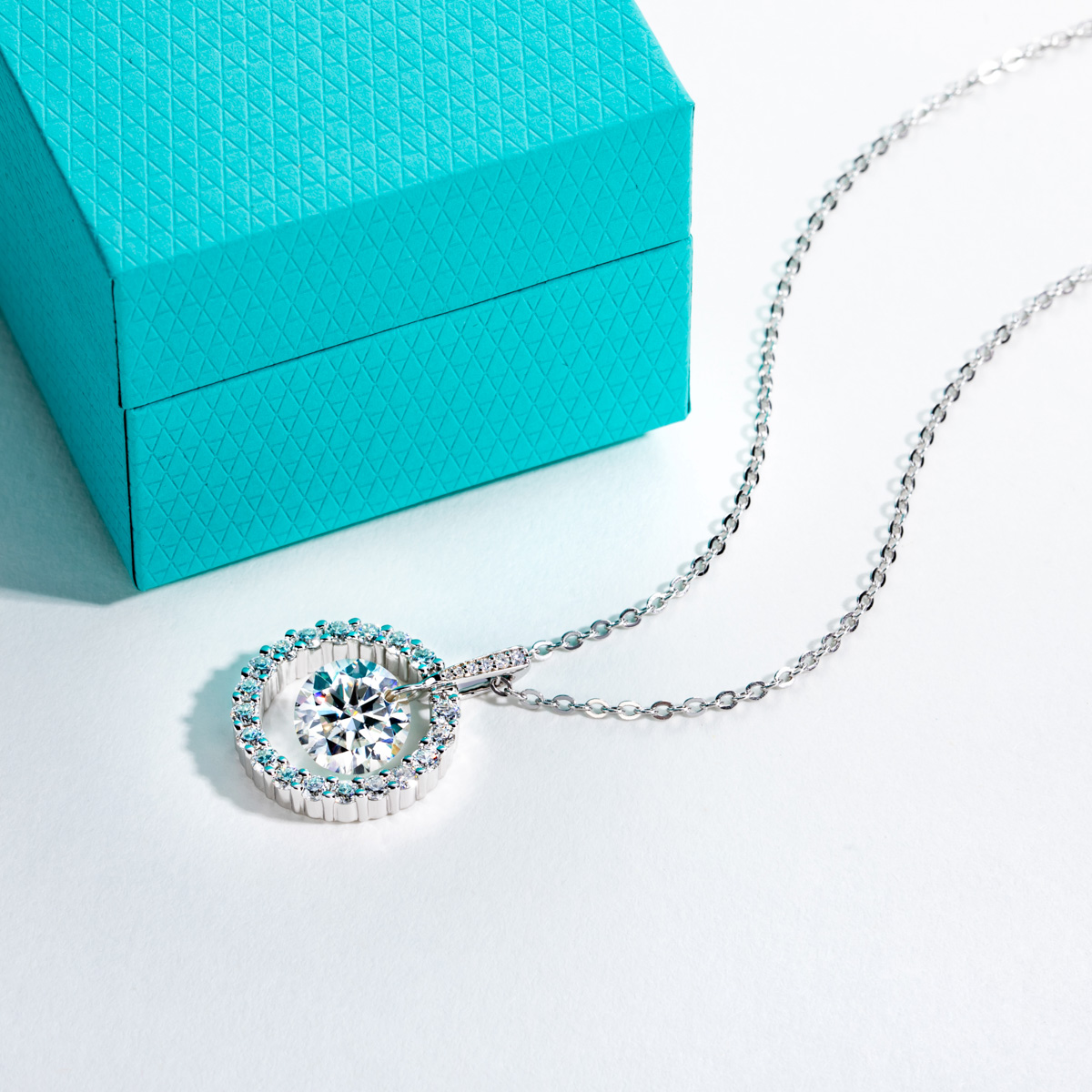 Anujewel 3ct d cor moissanite  - Ansi Chain avaliação e preço