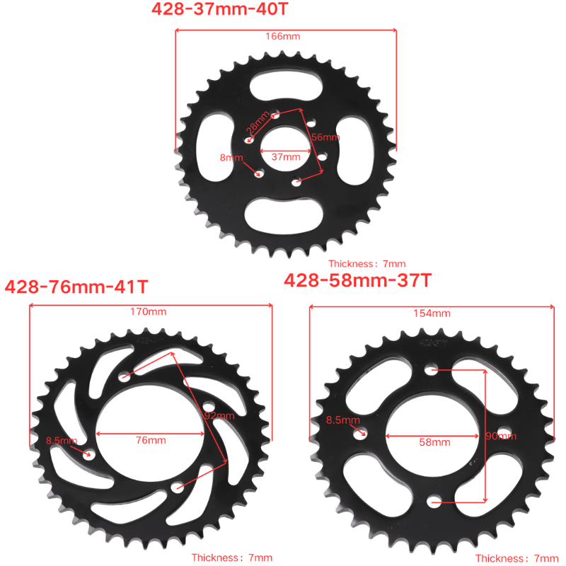 Pinhão Traseiro de Moto 428 Li - 428 Chain avaliação e preço